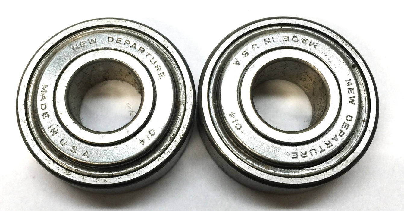 New Departure Roller Ball Bearing (No Box) 014 [Lot of 2] NOS