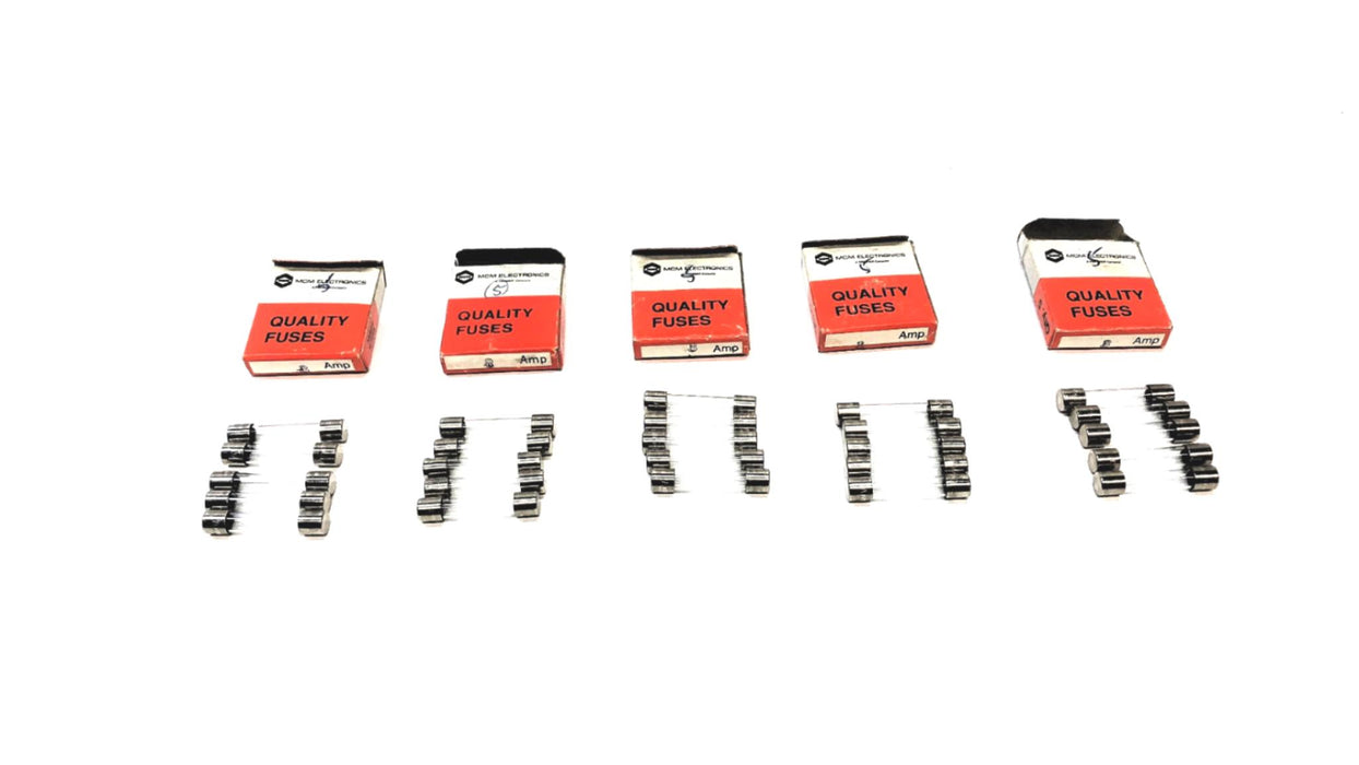 MCM 250V 3 Amp Glass Fuse 28-303 [Lot of 25] NOS