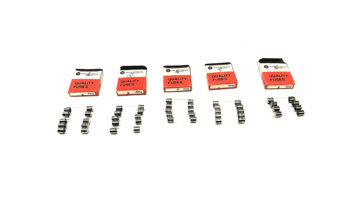 MCM 250V 3 Amp Glass Fuse 28-303 [Lot of 24] NOS
