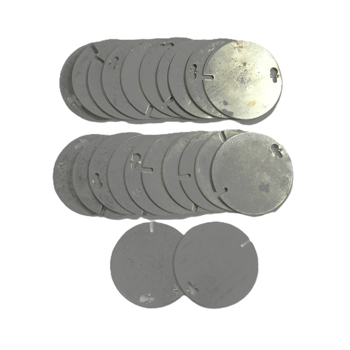 Appleton 3-1/2 inch Round Electrical Box Plate Cover TP270 [Lot of 22] NOS