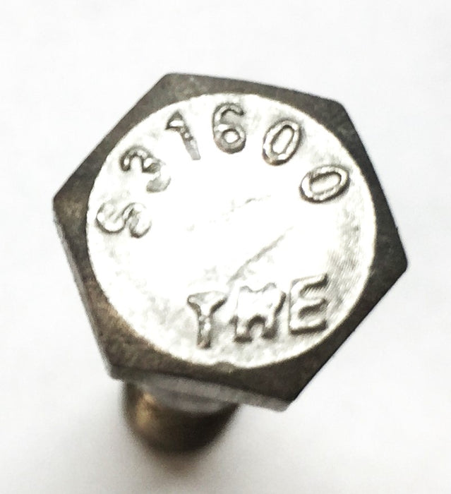 THE 5/16"-18X2" Stainless Hex Cap Screw S31600 [Lot of 45] NOS