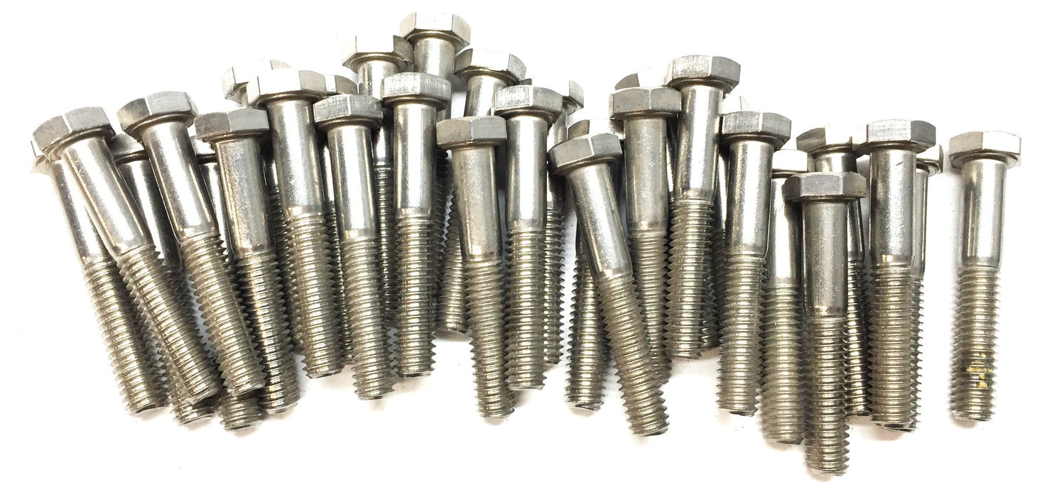 Unbranded 5/16"-18X2" Stainless Hex Cap Screw [Lot of 30] NOS