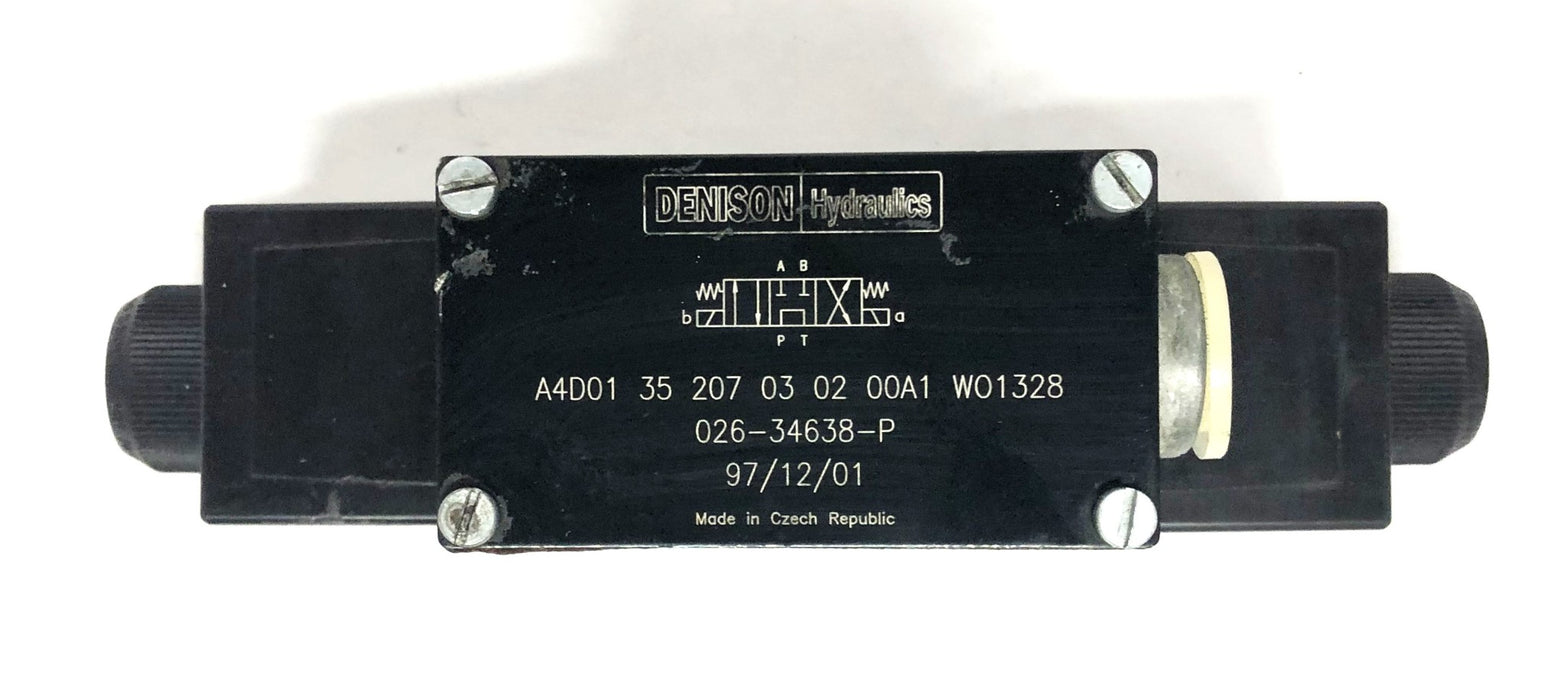 Denison Directional Control Valve A4D01-35-207-0302-00A1W01328 REFURBISHED