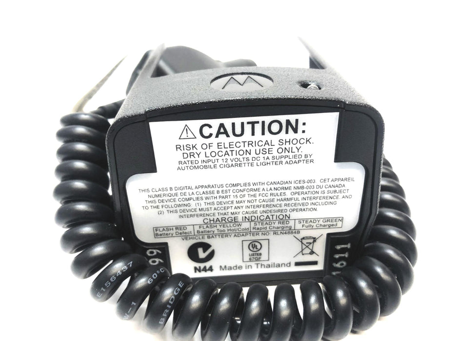 Motorola Travel Radio Battery Charger Adapter RLN4884B NOS