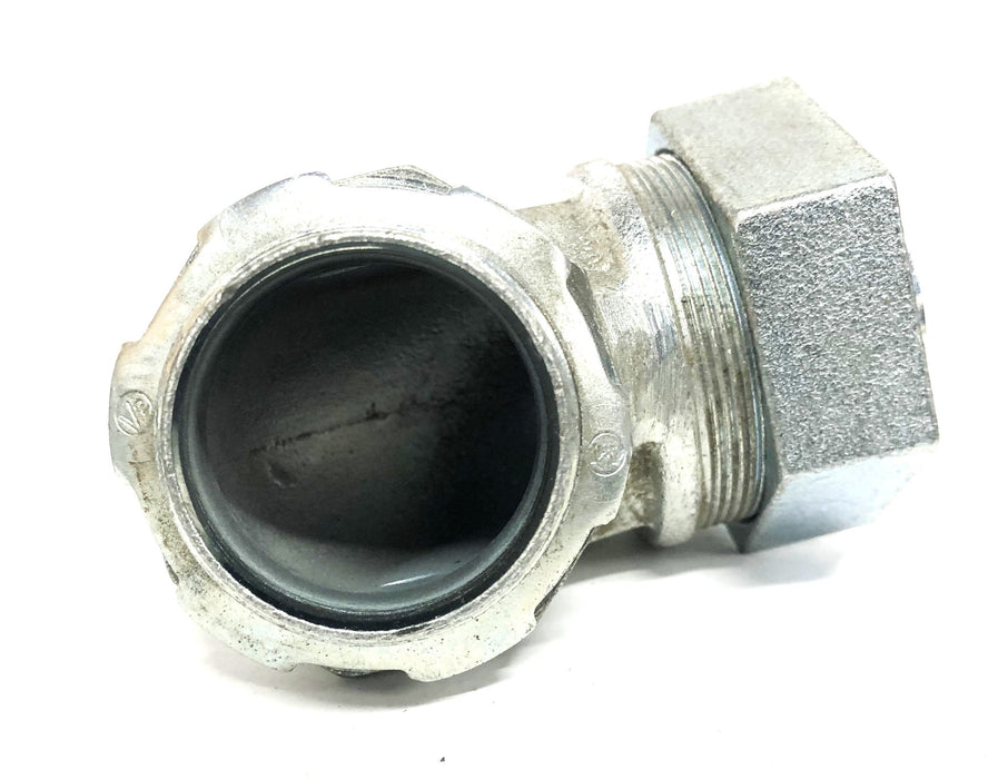 Raco 90 Degree Conduit Connector 1-1/2 Inch [Lot of 2] NOS