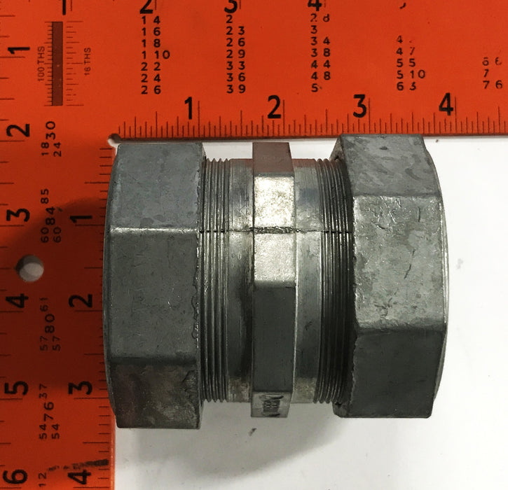 Neer 2 inch Compression Conduit Coupling TC-616 [Lot of 2] NOS