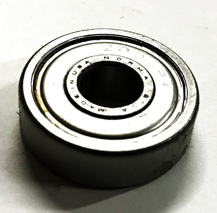 Norma Single Side Metal Shielded Ball Bearing 200-P [Lot of 6] NOS