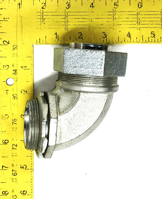 Raco 90 Degree Conduit Connector 1-1/2 Inch [Lot of 2] NOS