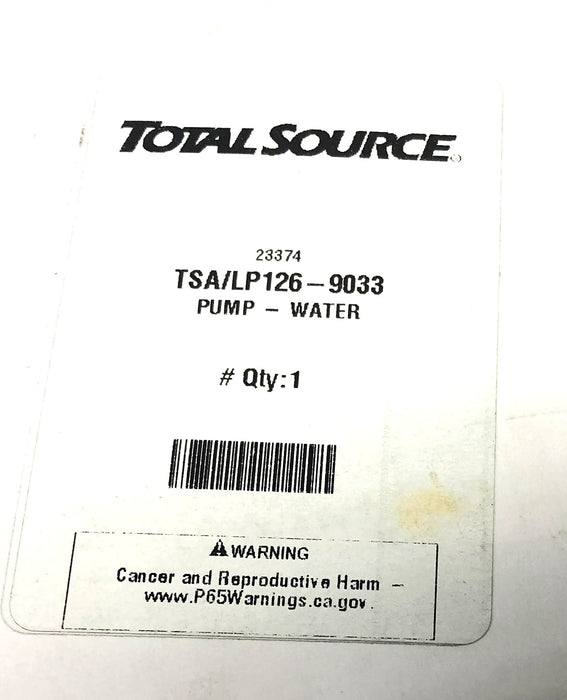 Total Source Forklift Water Pump LP126-9033 NOS