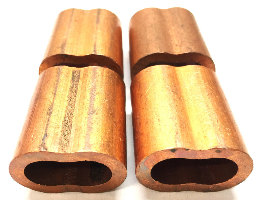 Nicopress 7/16" Copper Swage Sleeve [Lot of 4] NOS