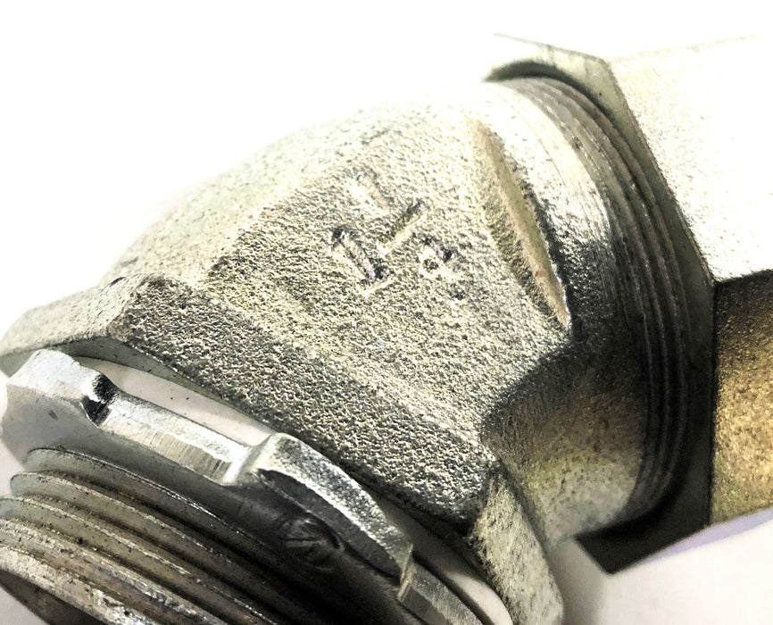 Raco 45 Degree Conduit Connector 1-1/4 Inch [Lot of 5] NOS