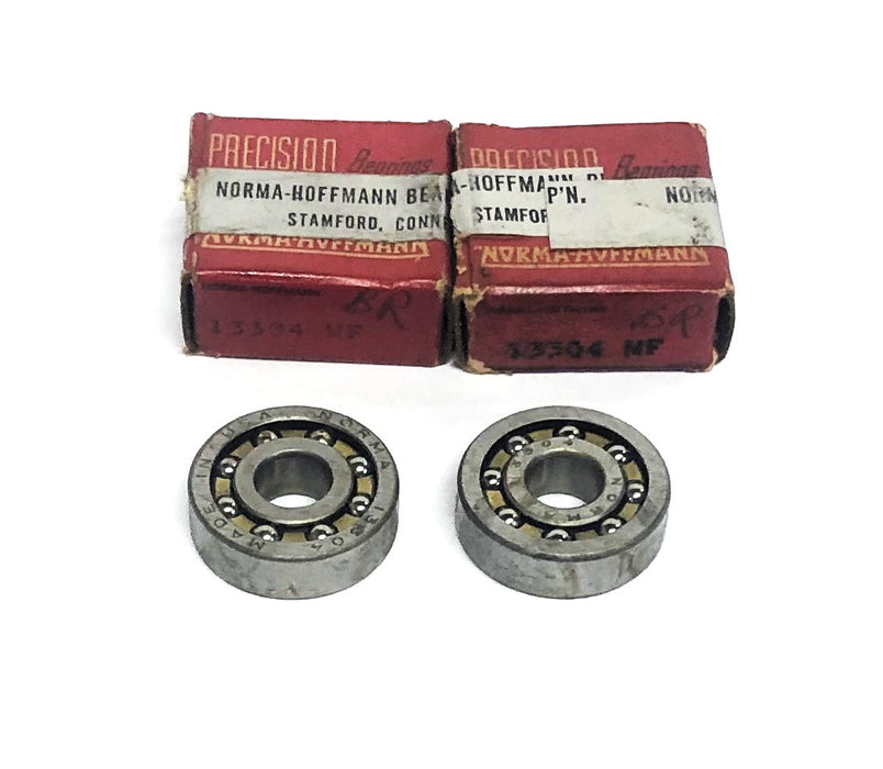 Norma Hoffmann Self-Aligning Ball Bearing 13304 MF [Lot of 2] NOS