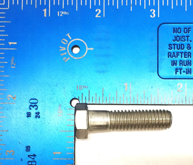 THE 3/8-16 X 1-1/2" Stainless Hex Cap Screw Bolt F593C [Lot of 50] NOS
