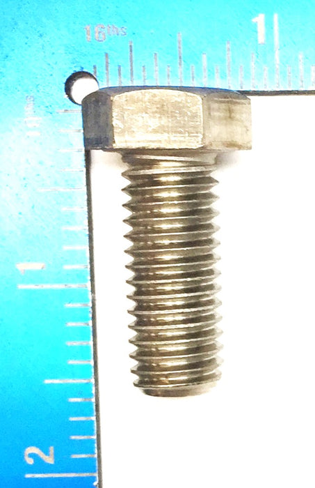 Unbranded 1/2"-13X1-1/4" Stainless Hex Cap Screw Bolt [Lot of 28] NOS