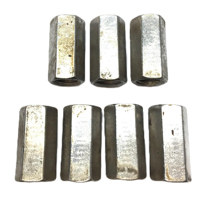 Unbranded 1/2"-13 Coupling Nut Stainless Steel Threaded Rod [Lot of 7] NOS
