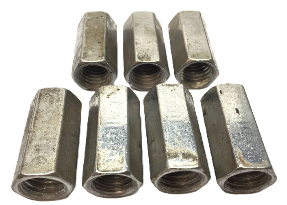 Unbranded 1/2"-13 Coupling Nut Stainless Steel Threaded Rod [Lot of 7] NOS