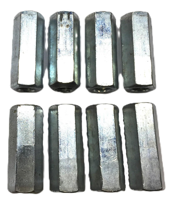Unbranded 3/8"-16 Coupling Nut Stainless Steel Threaded Rod [Lot of 8] NOS