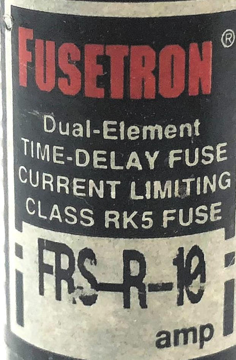 Bussmann 10A 600V RK5 Time-Delay Fuse FRS-R-10 NOS