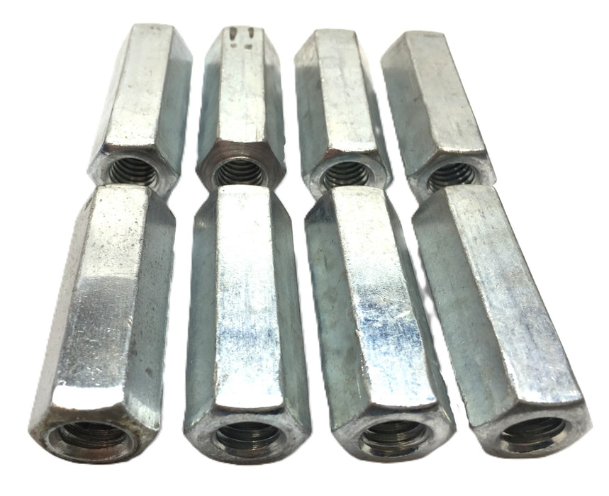 Unbranded 3/8"-16 Coupling Nut Stainless Steel Threaded Rod [Lot of 8] NOS