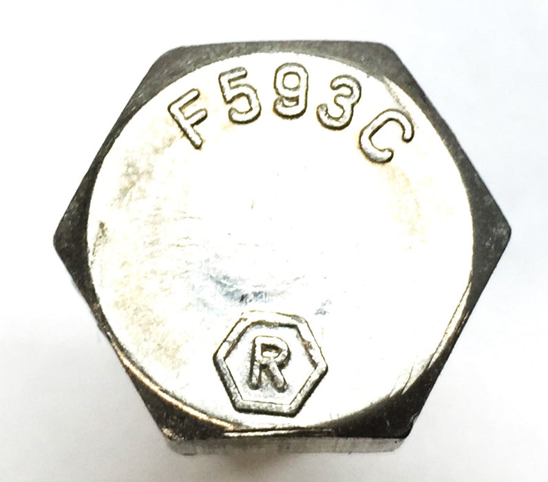 Unbranded 1/2"-13X1-1/4" Stainless Hex Cap Screw Bolt F593C [Lot of 45] NOS