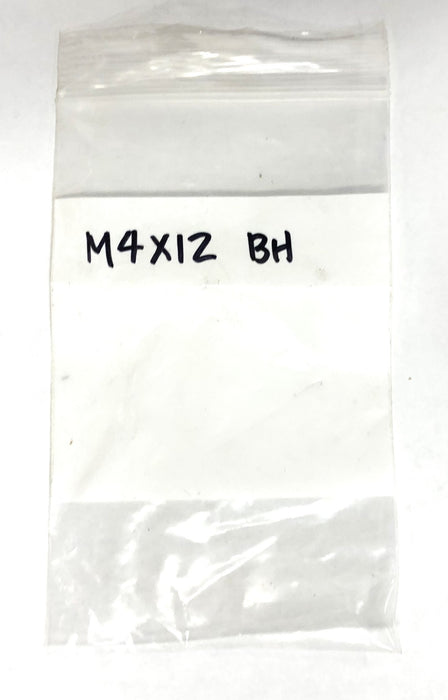 Unbranded Button Head Cap Screw M4X12 [Lot of 30] NOS