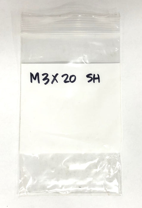 Unbranded Socket Head Cap Screw M3X20 [Lot of 90] NOS