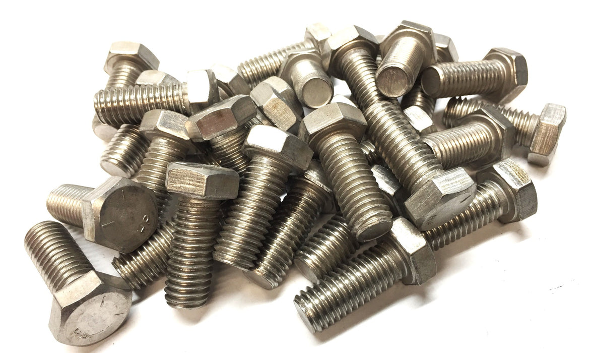 HP 1/2"-13X1-1/4" Stainless Hex Cap Screw Bolt [Lot of 30] NOS