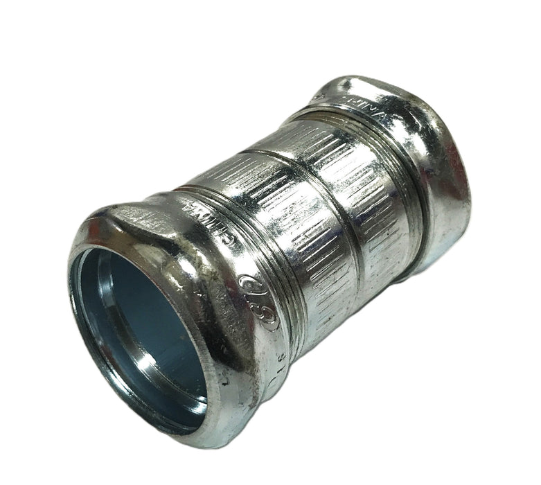 Bridgeport/Unbranded 1-1/4 inch Steel EMT Compression Fitting 263 [Lot of 3] NOS