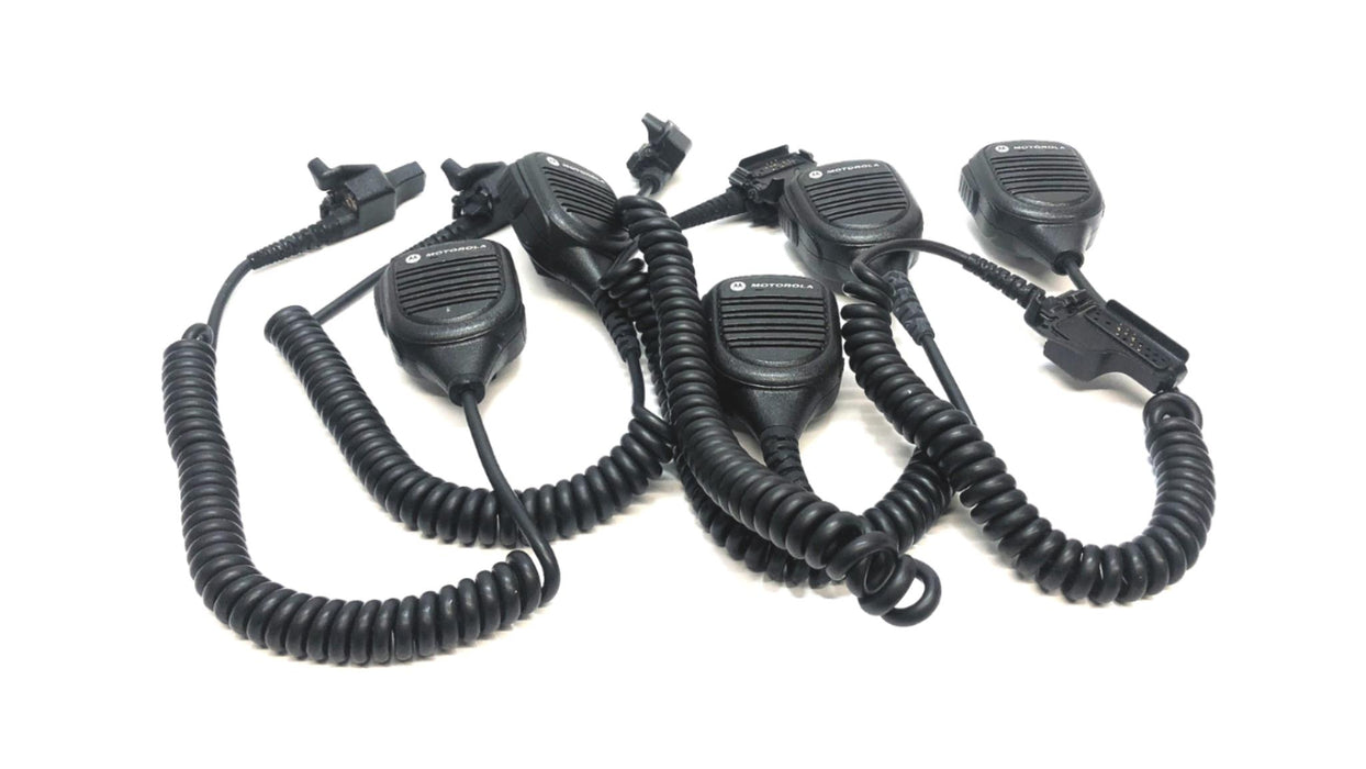 Motorola Windporting Remote Speaker Microphone PMMN4051B [Lot of 5] USED