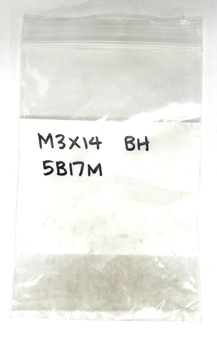 Unbranded Button Head Cap Screw M3X14 [Lot of 60] NOS