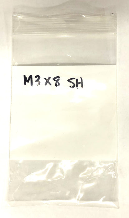 Unbranded Socket Head Cap Screw M3X8 [Lot of 90] NOS