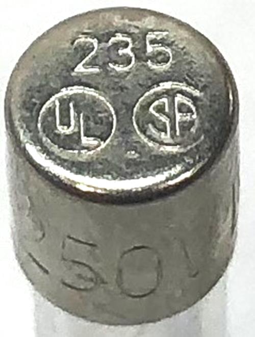 Unbranded 2A 250V Glass Fuse [Lot of 25] NOS