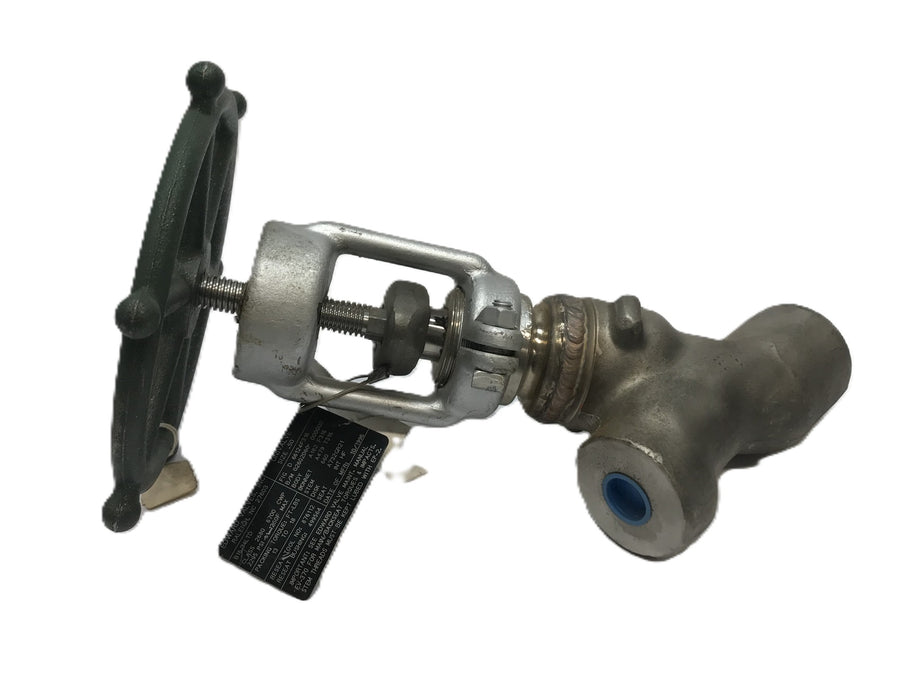 Edward Globe Valve Univalve 1/2" B16.34LTD NOS