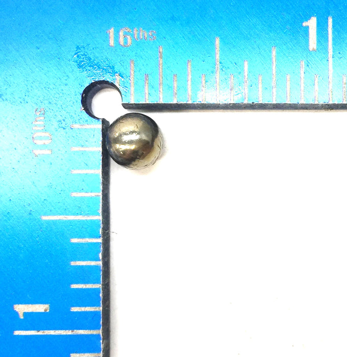 AKS 1/4" Chrome Grade 200 Ball Bearing 19493 [Lot of 625] NOS