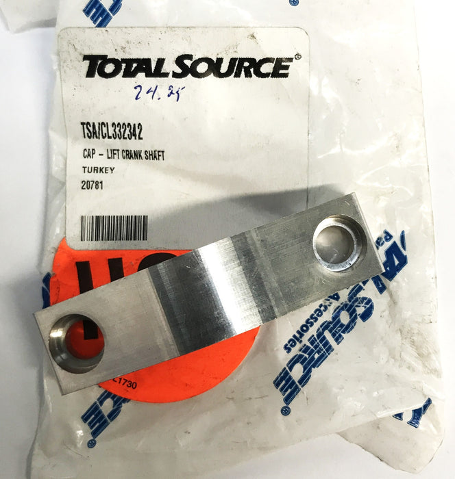 Total Source Forklift Clark Lift Crank Shaft Cap CL332342 NOS