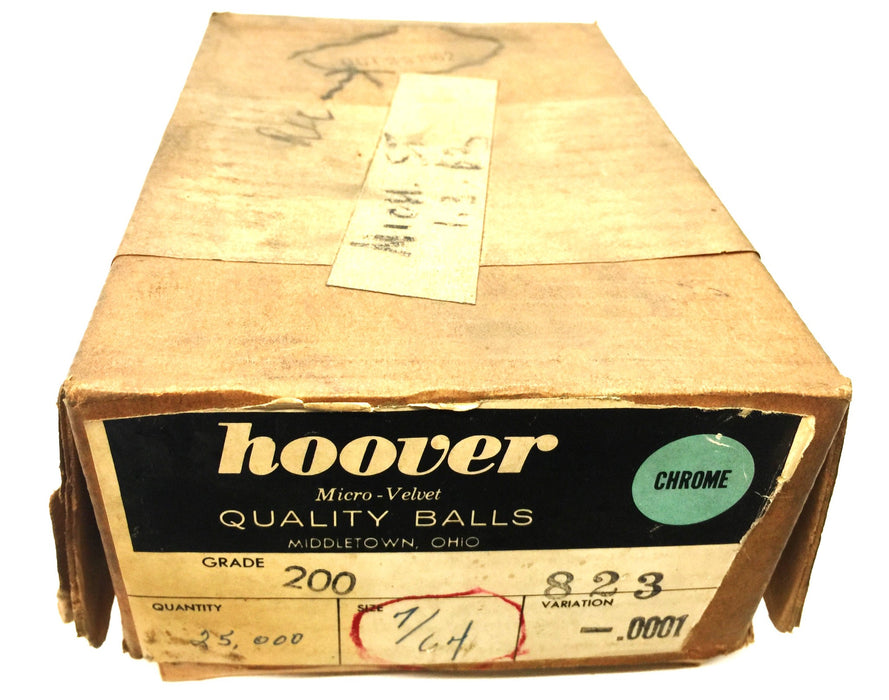 Hoover 7/64" Chrome Grade 200 Ball Bearing Pack (25,000pcs) 823 NOS