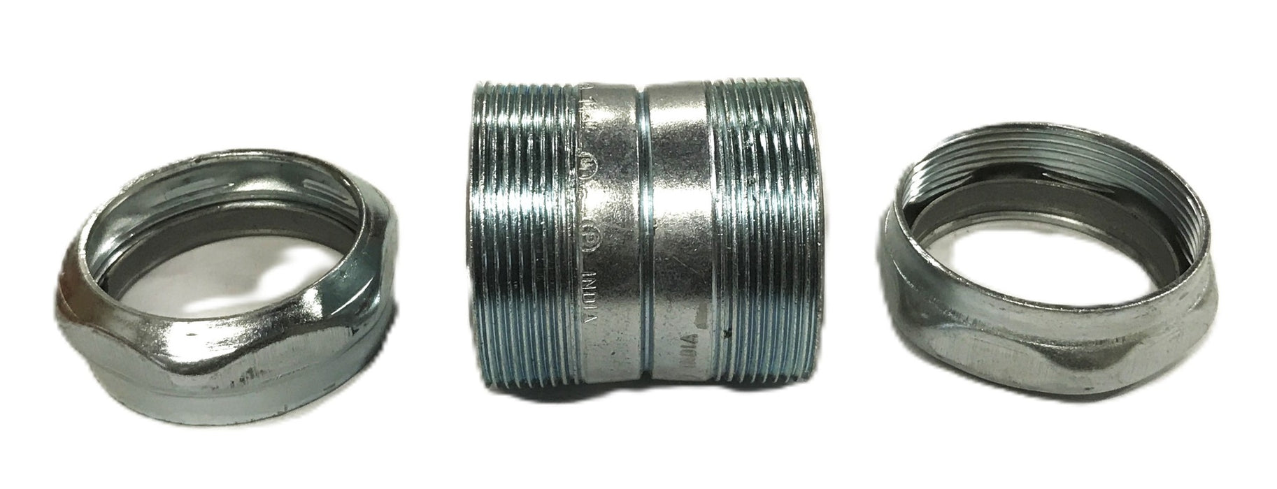 Bridgeport 1-1/2 inch Steel EMT Compression Fitting 264-SRT [Lot of 3] NOS