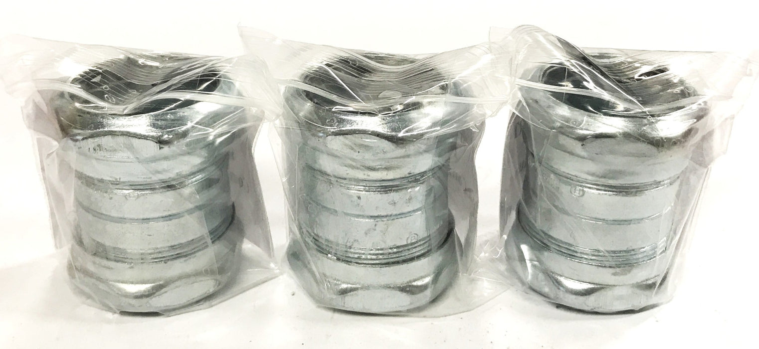 Bridgeport 1-1/2 inch Steel EMT Compression Fitting 264-SRT [Lot of 3] NOS