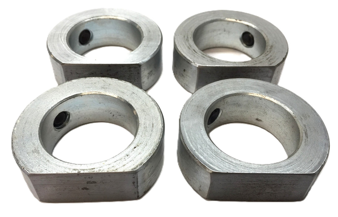 Unbranded 1.30" x .50" Steel Set Shaft Collar with Flat-Side [Lot of 4] NOS