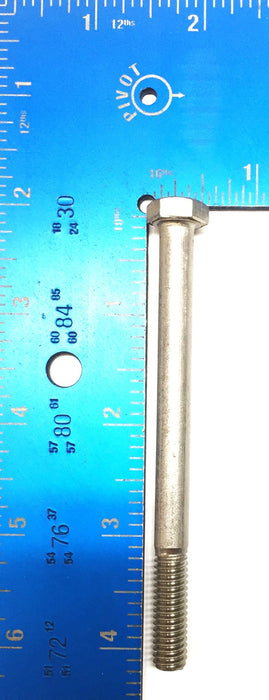 Unbranded 5/16"-18 X 4" Hex Steel Bolt Screw [Lot of 20] NOS