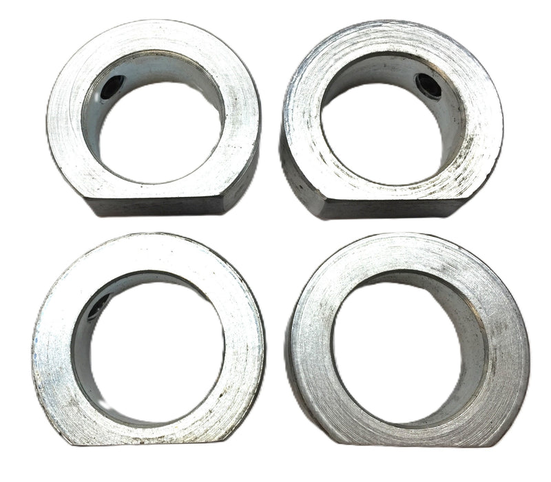 Unbranded 1.30" x .50" Steel Set Shaft Collar with Flat-Side [Lot of 4] NOS