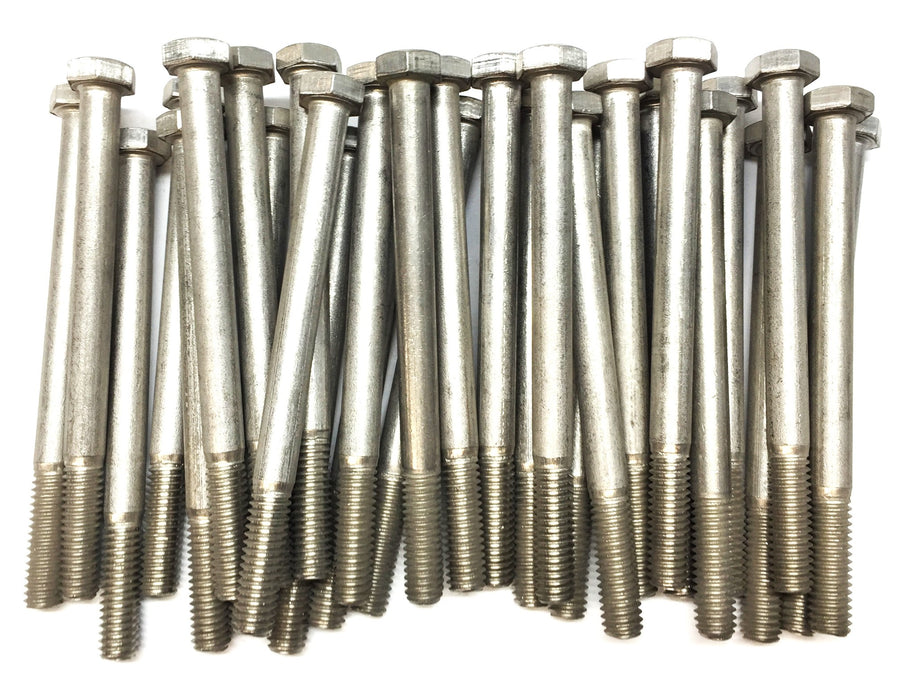 Unbranded 5/16"-18 X 4" Hex Steel Bolt Screw [Lot of 30] NOS