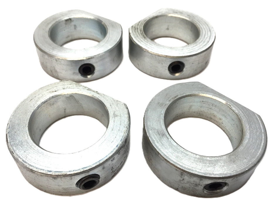 Unbranded 1.30" x .50" Steel Set Shaft Collar with Flat-Side [Lot of 4] NOS