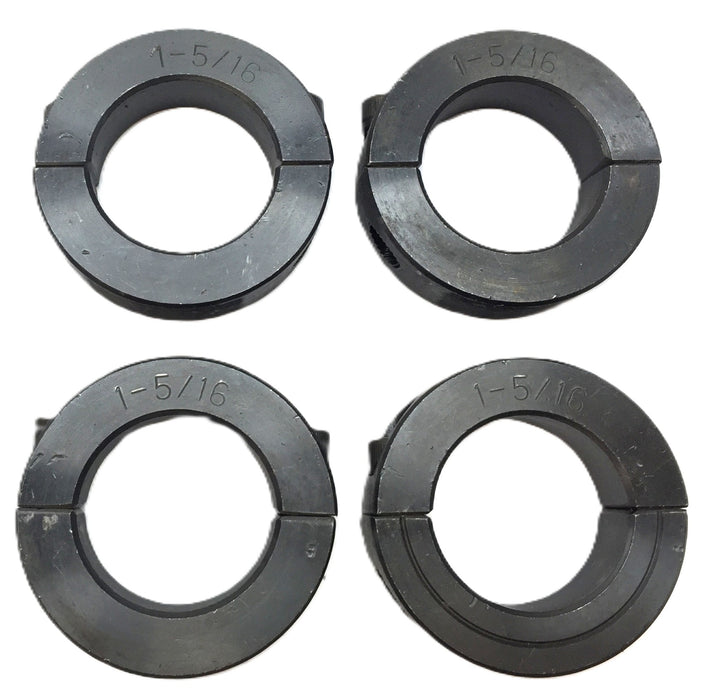 Unbranded 1-5/16" Black-Oxide 2-Piece Shaft Collar [Lot of 4] NOS