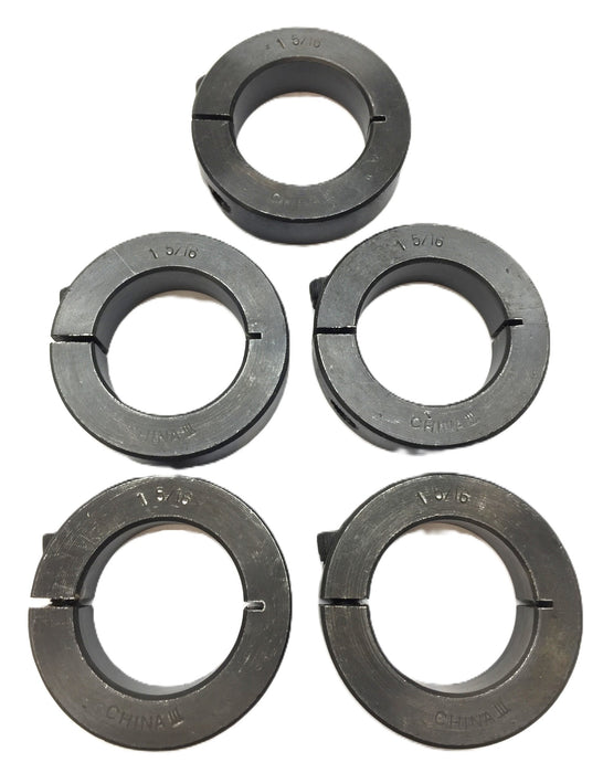Unbranded 1-5/16" Black-Oxide 1-Piece Shaft Collar [Lot of 5] NOS