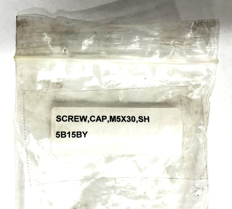 Unbranded Black Alloy Socket Head Cap Screw M5X30 [Lot of 100] NOS