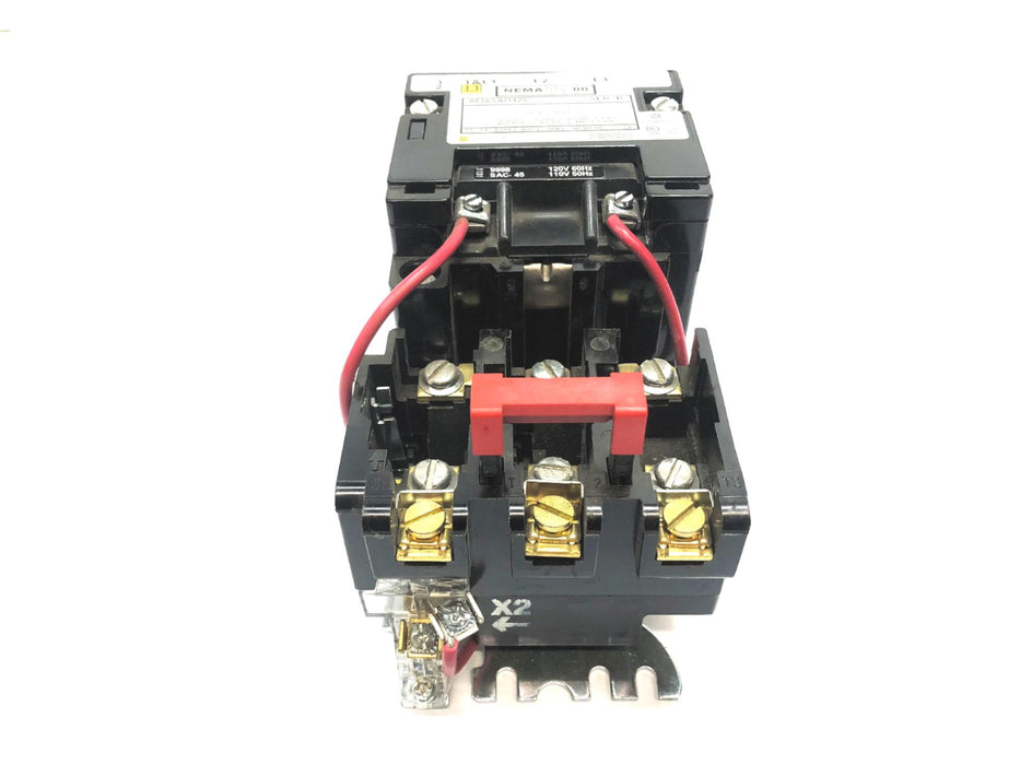 Square D Series B NEMA Motor Starter 8536SAO12V02S NOS
