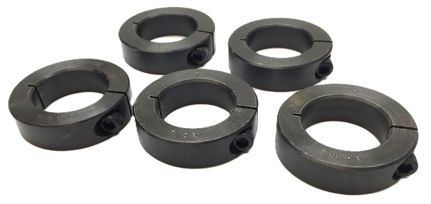 Unbranded 1-5/16" Black-Oxide 1-Piece Shaft Collar [Lot of 5] NOS