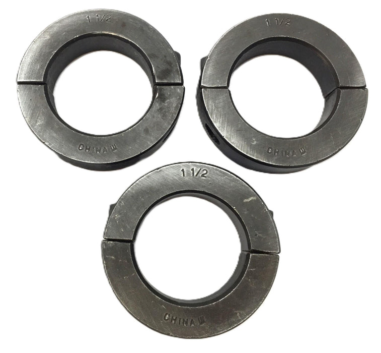 Unbranded 1-1/2" Black-Oxide 2-Piece Shaft Collar [Lot of 3] NOS