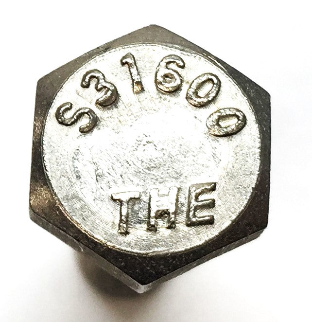 THE 3/8"-16x1-3/4" Hex Stainless Steel Bolt Screw S31600 [Lot of 30] NOS